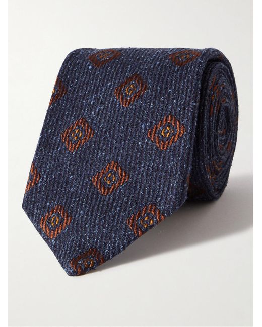 Cravatta in seta jacquard di Kingsman in Blue da Uomo
