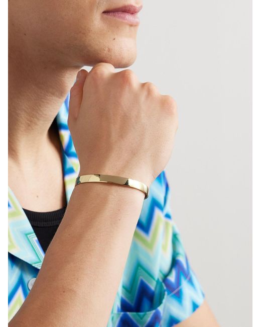 Le Gramme Natural Le 21 18-karat Gold Cuff for men