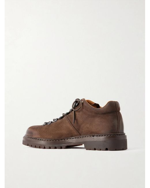 Officine Creative Brown Artik 001 Suede Lace-Up Boots for men
