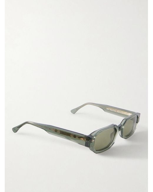 Ahlem Green Jules Oval-Frame Acetate Sunglasses for men