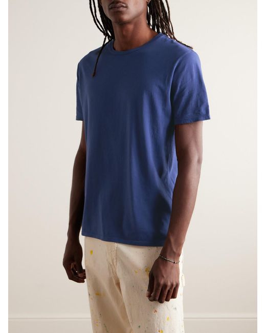 T-shirt in jersey di cotone Mercer di Alex Mill in Blue da Uomo