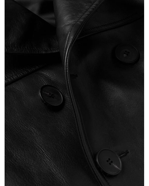 Givenchy Peacoat aus Leder in Black für Herren