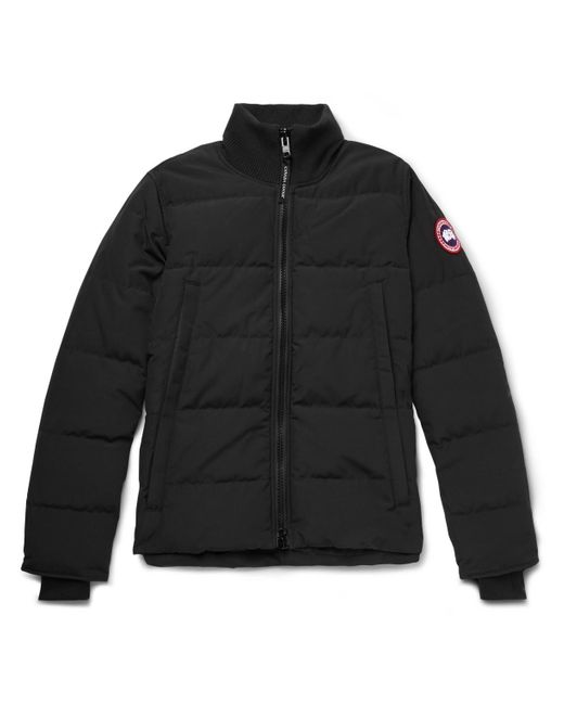 Canada Goose Black Woolford Down Jacket for men