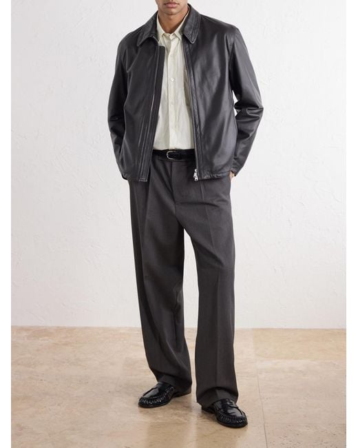 Valstar Black Duke Leather Jacket for men