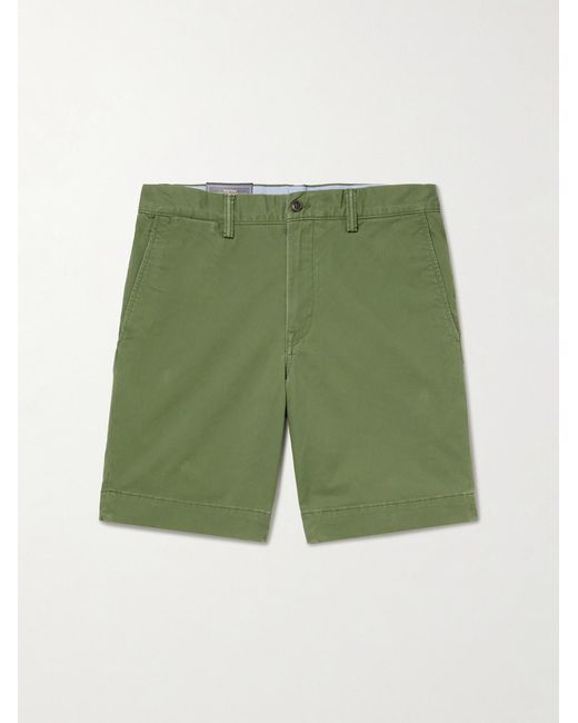 Polo Ralph Lauren Green Bedford Straight-Leg Cotton Oxford Shorts for men