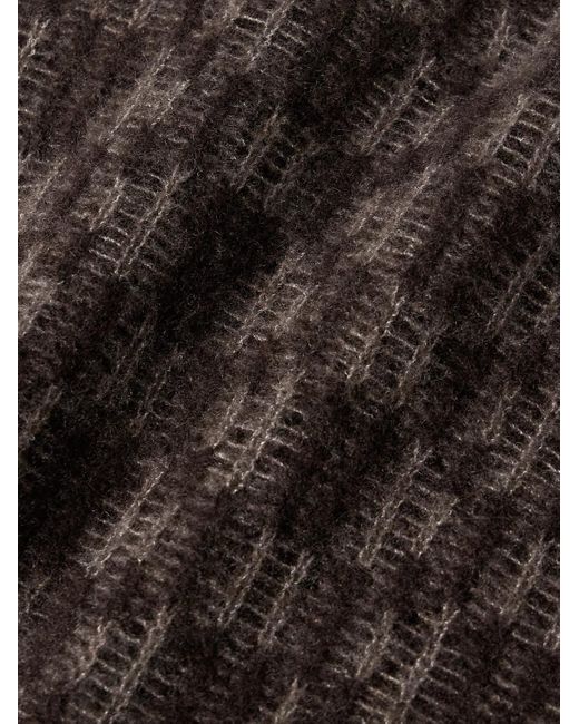 Piacenza 1733 Gray Cashmere-blend Sweater for men