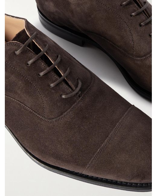 Church's Brown Consul R 2.0 Suede Oxford Shoes for men
