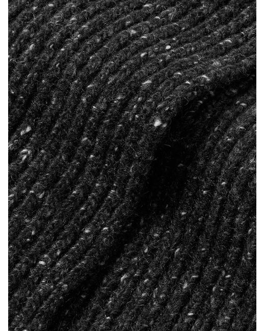 Ribbed Cashmere Scarf di Inis Meáin in Blue da Uomo