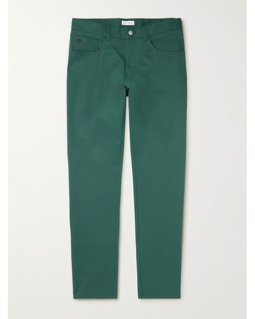 Peter Millar Green Eb66 Slim-fit Straight-leg Tech-twill Golf Trousers for men
