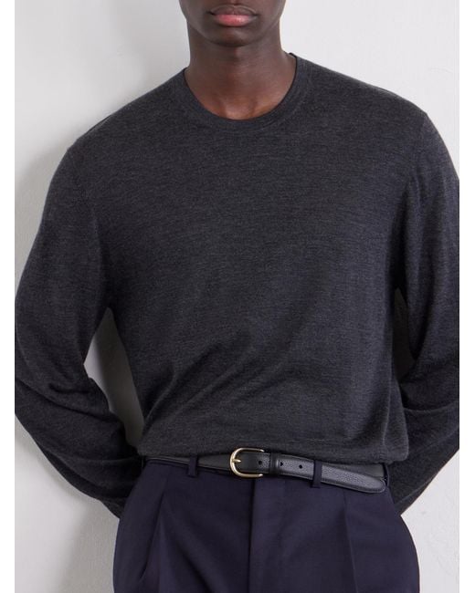 James Perse Blue Cashmere Sweater for men