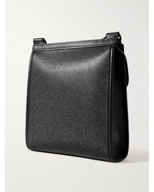Mulberry Black Antony Eco Scotchgrain And Leather Messenger Bag for men