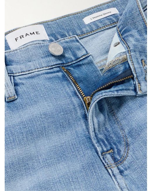 FRAME Blue L'Homme Slim-Fit Jeans for men