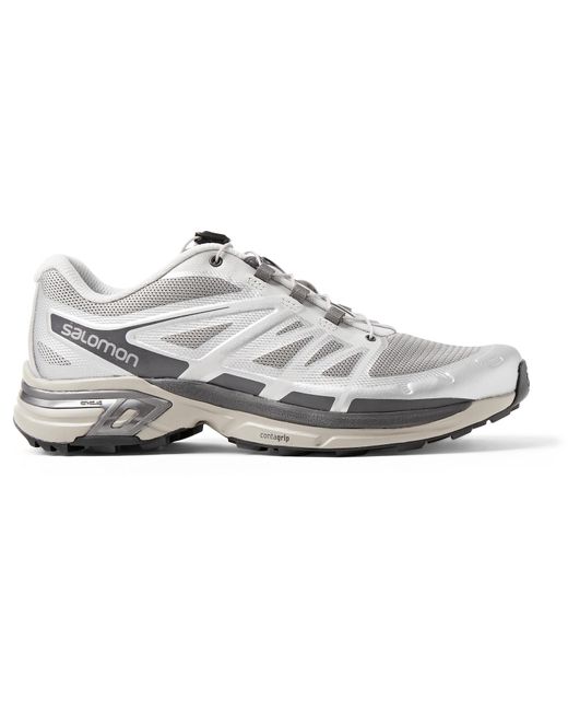 Salomon Xt-wings 2 Adv Mesh And Rubber Running Shoes in Metallic for Men |  Lyst