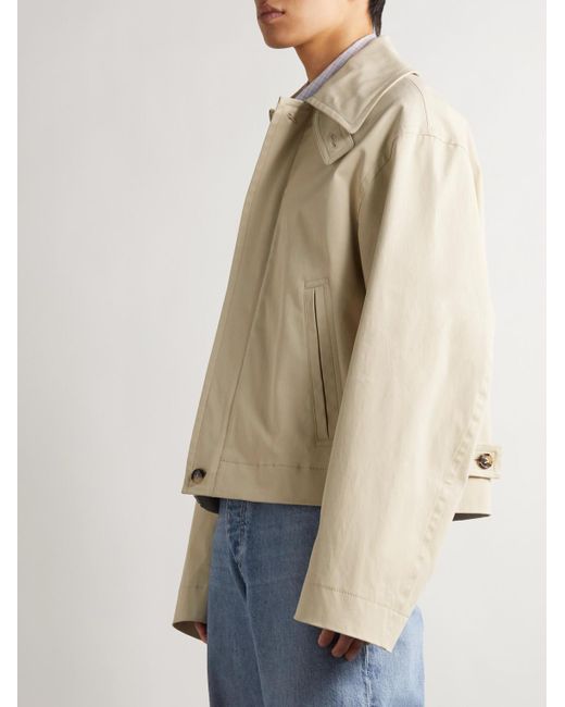 Bottega Veneta Natural Coated Stretch-cotton Jacket for men
