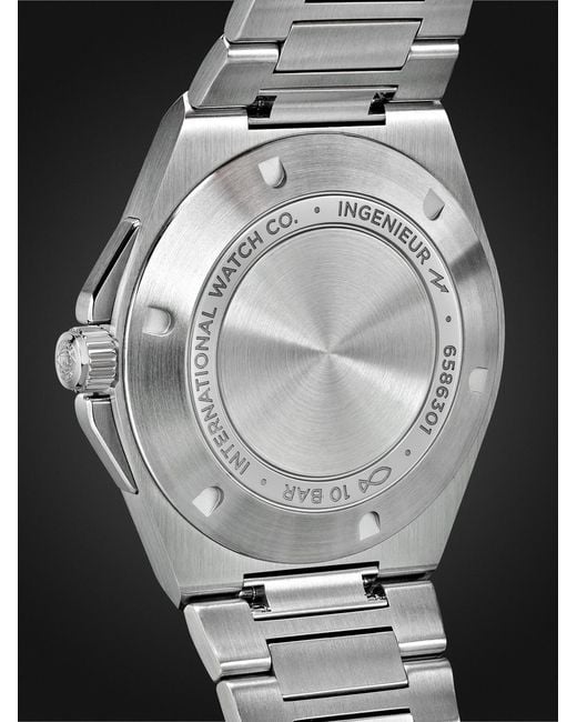 Iwc Black Ingenieur Automatic 40Mm Stainless Steel Watch, Ref. No. Iw328907 for men