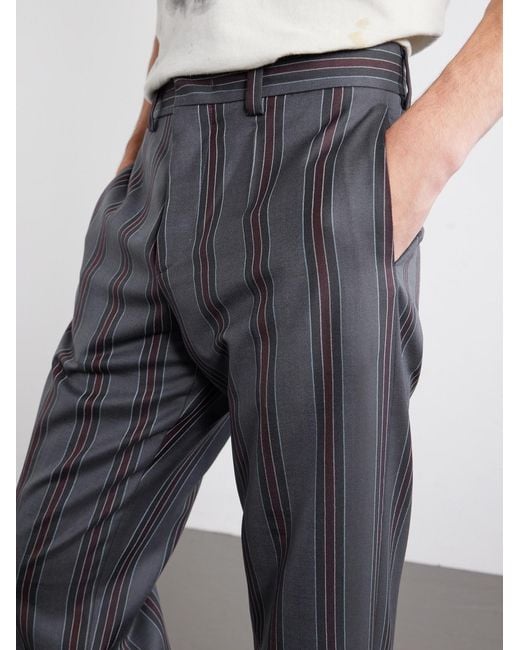 Enfants Riches Deprimes Blue Henri's Everyday Straight-Leg Virgin Wool-Twill Trousers for men