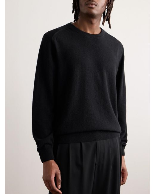Lemaire Black Wool-blend Sweater for men