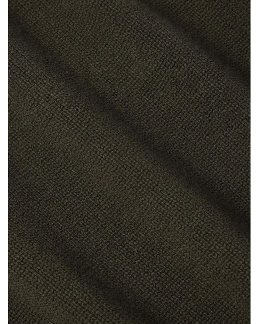 Allude Black Cashmere Sweater for men