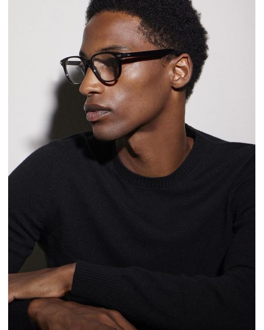 Dior DiorBlackSuitO S25l Rectangular Acetate Glasses für Herren