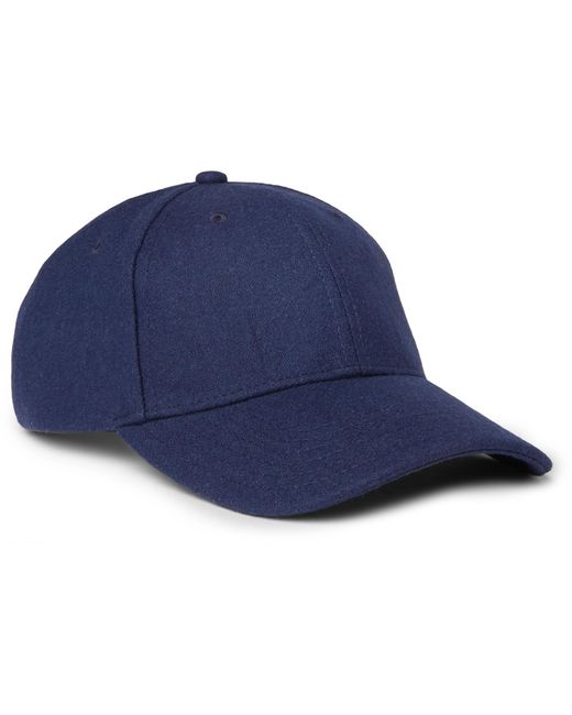NN07 Blue Wool-blend Felt Baseball Cap for men