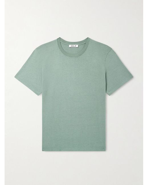 CDLP Green Lyocell And Pima Cotton-Blend Jersey T-Shirt for men