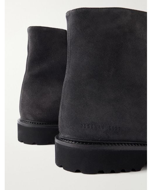Common Projects Black Suede Boots for men