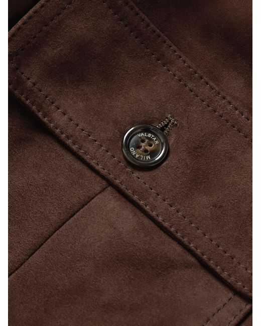 Ino Suede Jacket di Valstar in Brown da Uomo