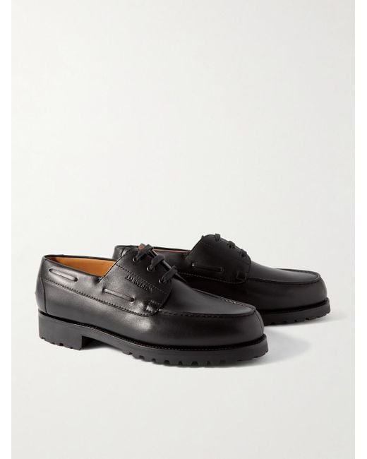 J.M. Weston Derby-Schuhe aus Leder in Black für Herren