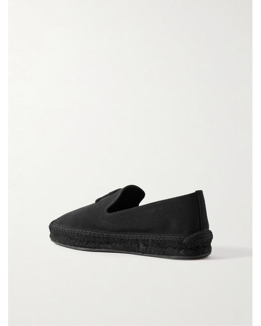 Christian Louboutin Nanou Espadrilles aus Canvas mit Logoapplikation in Black für Herren