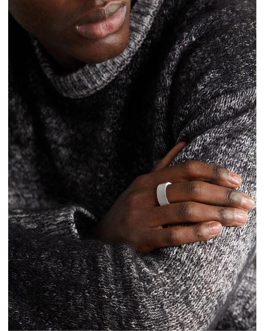 Buccellati Black Macri Eternelle Ring for men