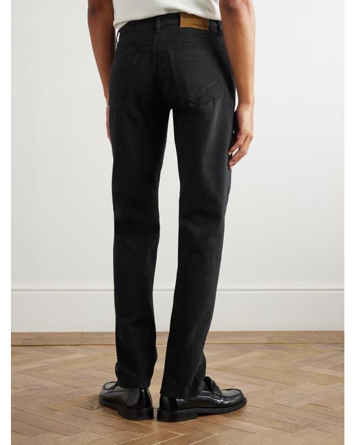 Slowear Black Incotex Blue Division Slim-fit Tapered Jeans for men