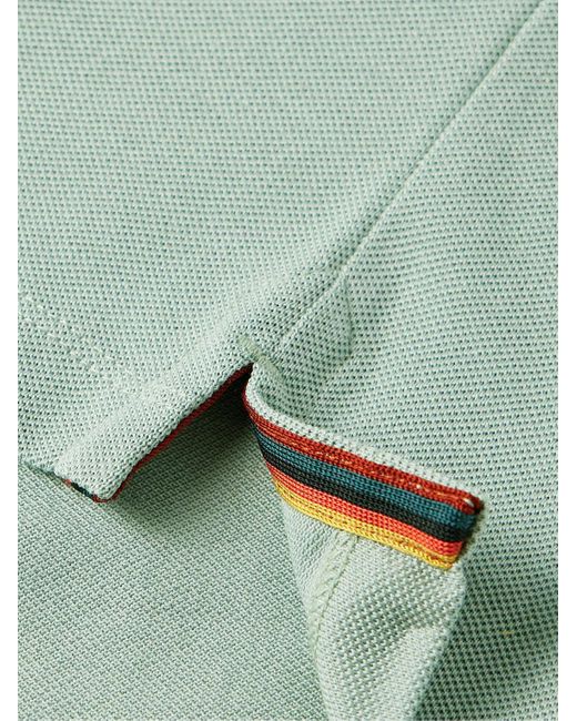 Paul Smith Green Cotton-piqué Polo Shirt for men