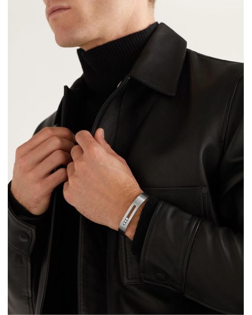 Messika Black Move Titanium Diamond Cuff for men