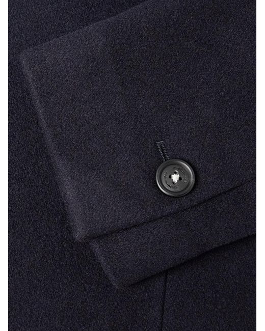 Massimo Alba Blue Brando Double-Breasted Cashmere Blazer for men