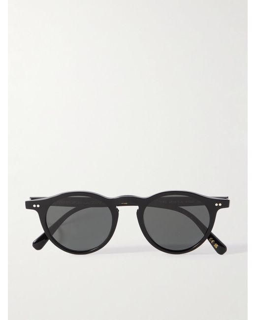 Oliver Peoples OP-13 polarisierte Sonnenbrille mit rundem Rahmen aus Azetat in Black für Herren