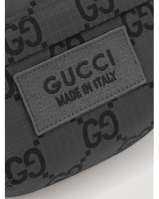 Gucci Gürteltasche aus Ripstop mit Logomuster in Black für Herren