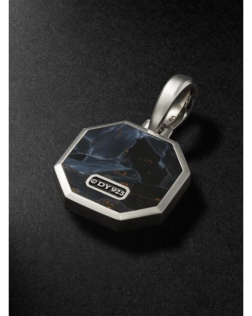 Sterling Pietersite Pendant di David Yurman in Black da Uomo