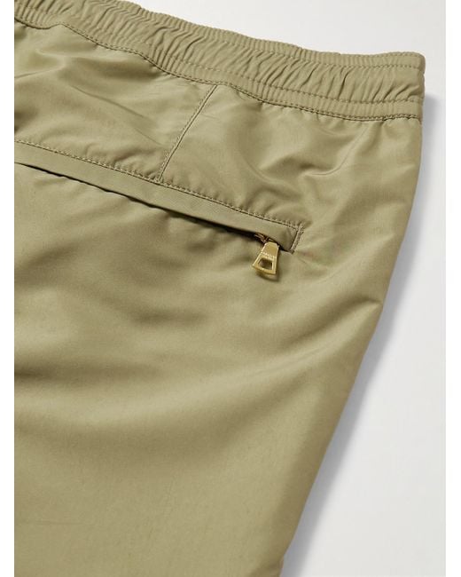 Orlebar Brown Green Bulldog Slim-Fit Mid-Length Recycled Swim Shorts for men