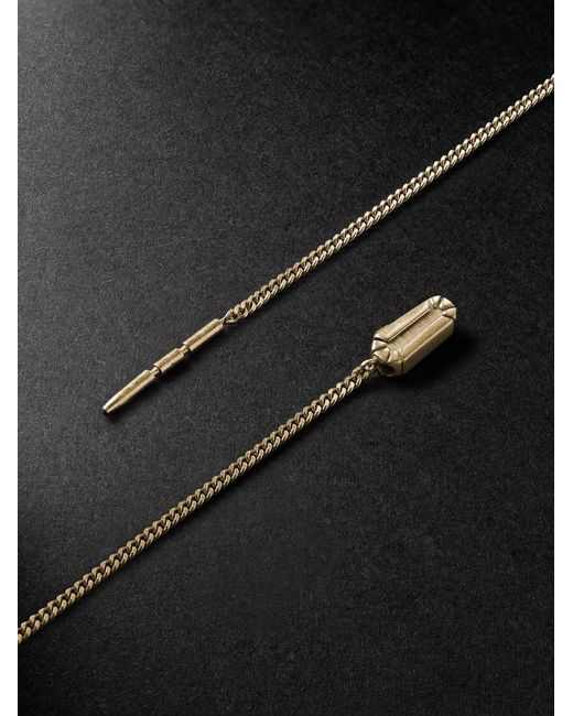 Eera Black Virgil Diamond Necklace for men