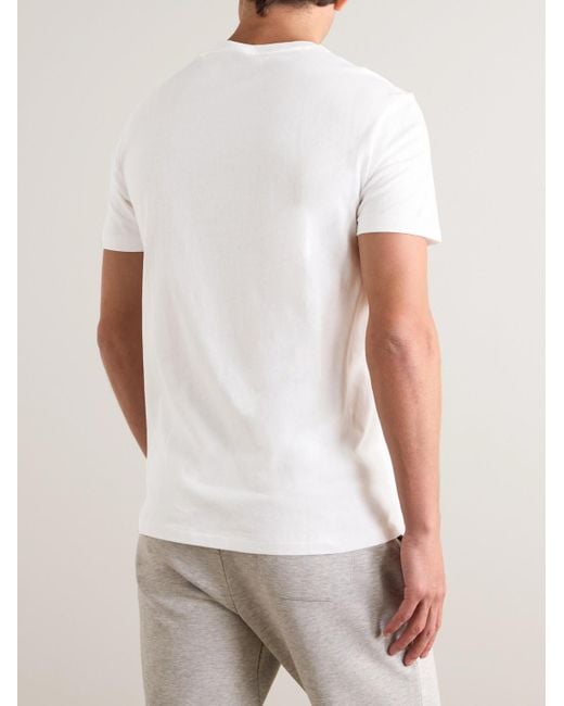 Polo Ralph Lauren White Slim-Fit Cotton-Jersey T-Shirt for men
