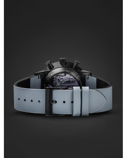 Junghans Form A Chronoscope 42 mm Uhr aus Edelstahl mit PVD-Beschichtung in Black für Herren