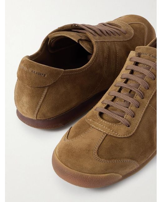 Officine Creative Brown Hazel 001 Suede Sneakers for men