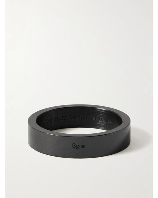 Le Gramme Black 3G Recycled-Ceramic Ring for men