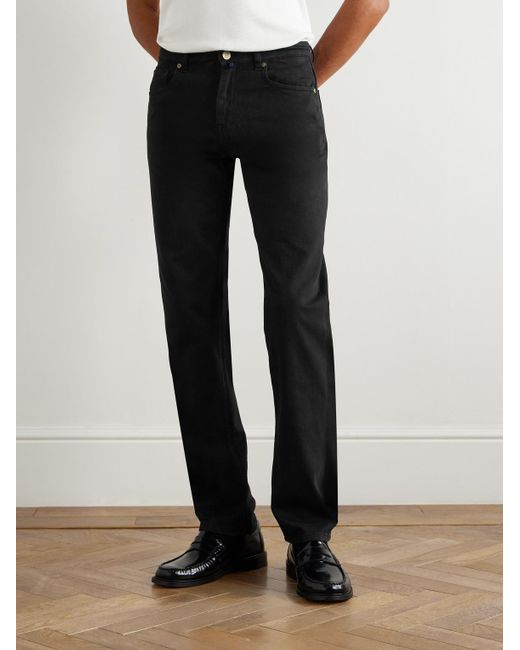 Slowear Black Incotex Blue Division Slim-fit Tapered Jeans for men