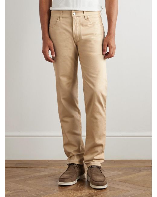 Loro Piana Natural Quarona Slim-Fit Straight-Leg Jeans for men