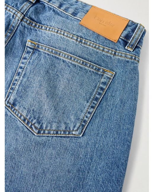 Corridor NYC Blue Straight-Leg Organic Jeans for men