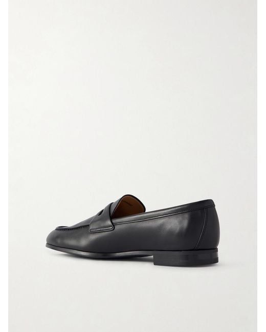 Church's Black Milton Leather Penny Loafers for men