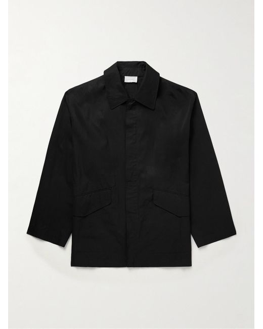 The Row Black Noe Cotton-Poplin Jacket for men