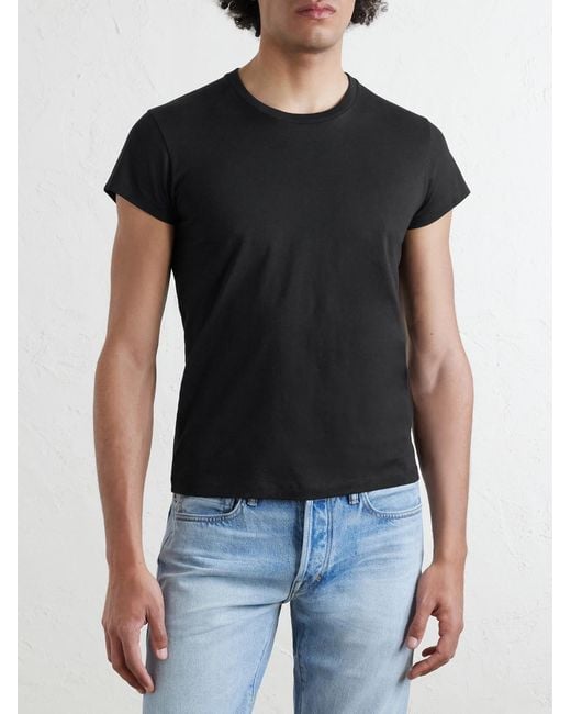 Tom Ford Black Cotton-Jersey T-Shirt for men