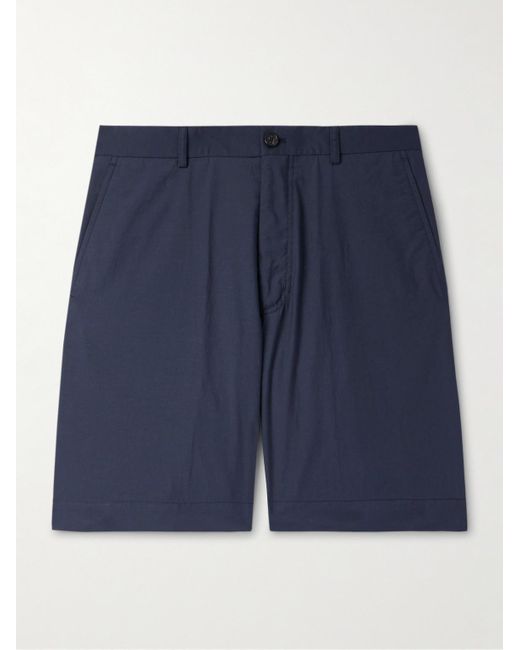 Shorts A Gamba Larga di Incotex in Blue da Uomo